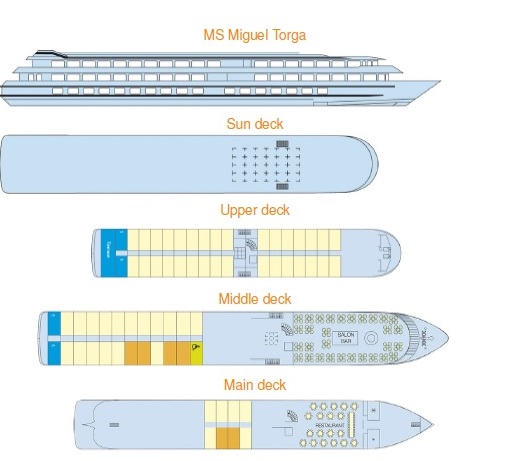 MS Miguel Torga deck plan